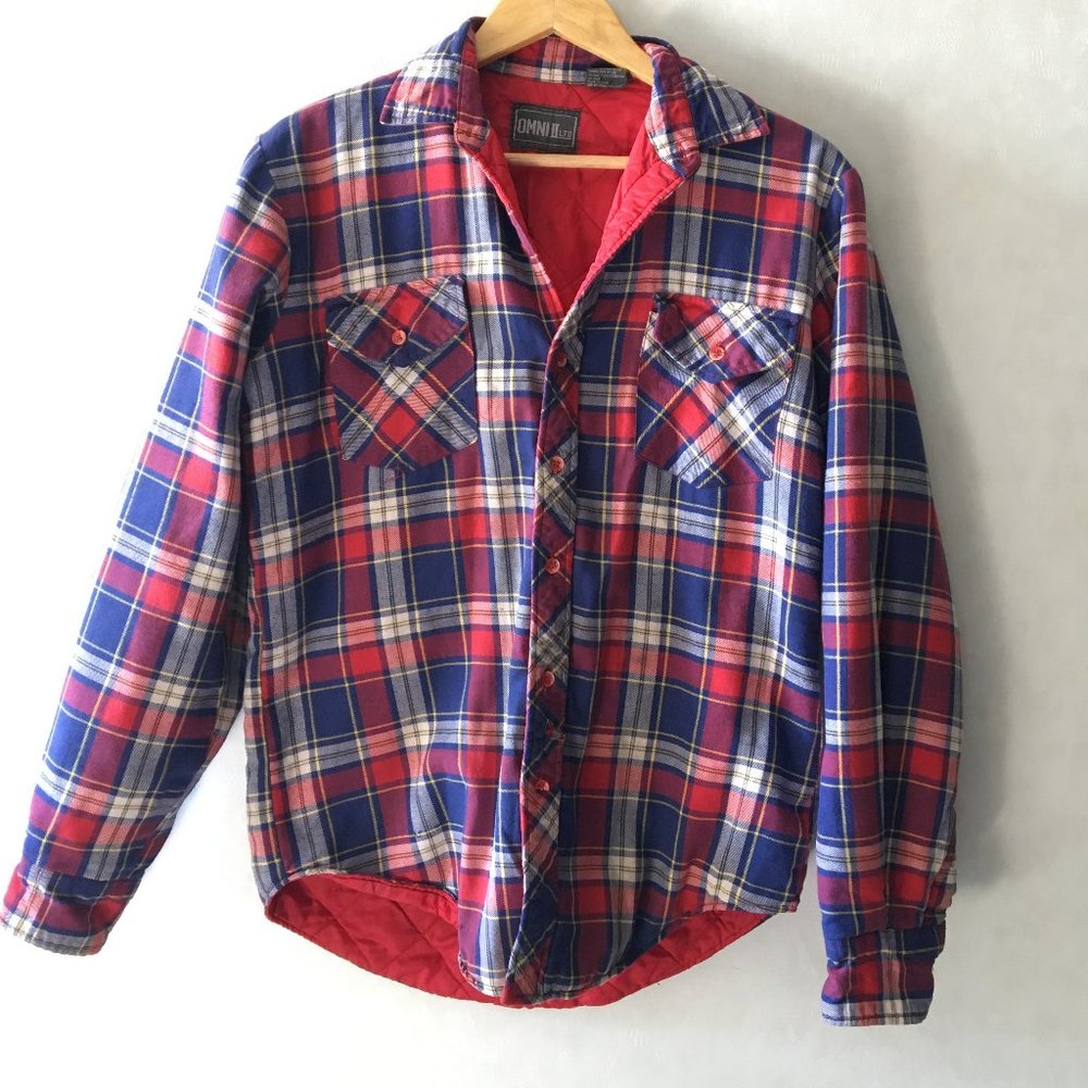 Vintage Faded Flannel Shacket (Shirt/Jacket)